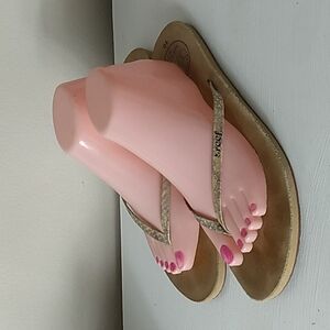 Reef premium leather sandals 10 handcrafted in Brazil